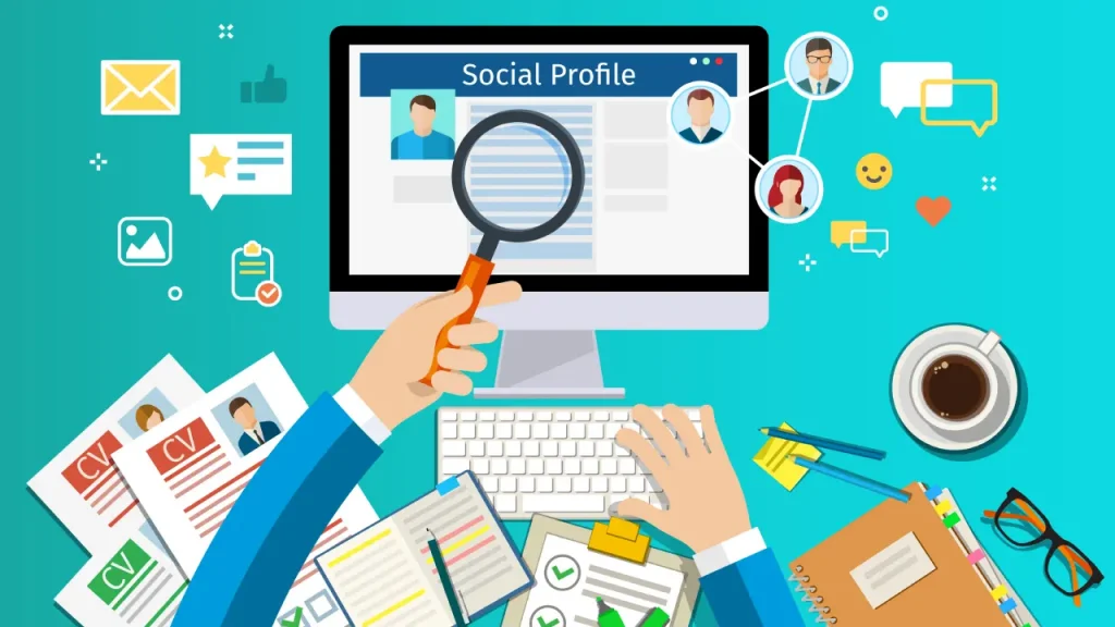find a job on social media